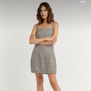 GAIA HOUNDSTOOTH MINI DRESS - Dissh